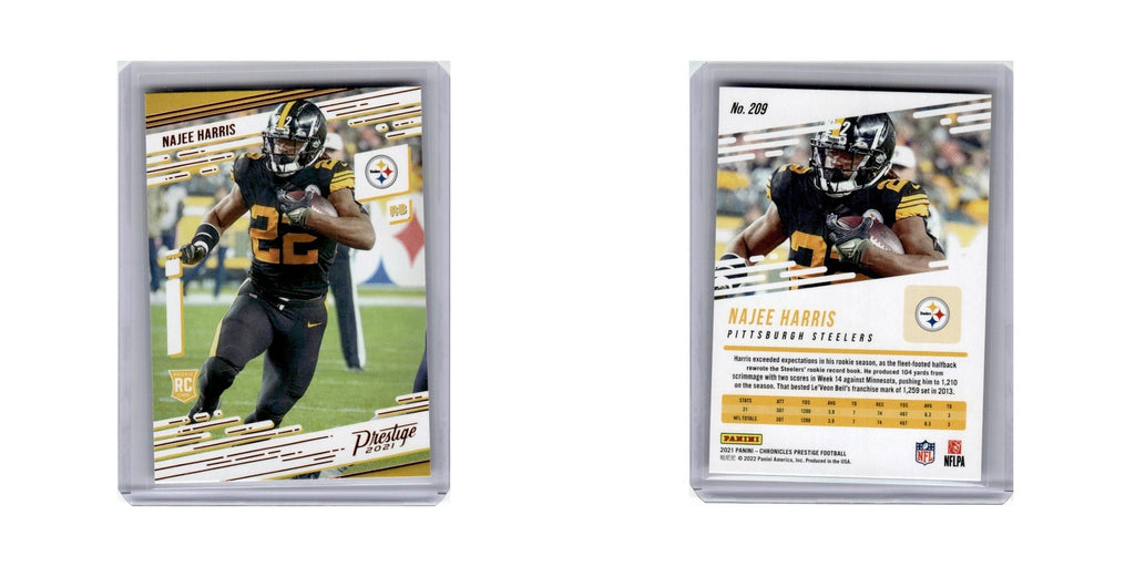 Najee Harris Rookie 2021 Panini Prestige #209 Pittsburgh Steelers NM