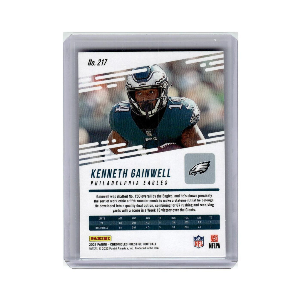 Kenneth Gainwell Rookie 2021 Panini Chronicles Prestige #217 Eagles NM