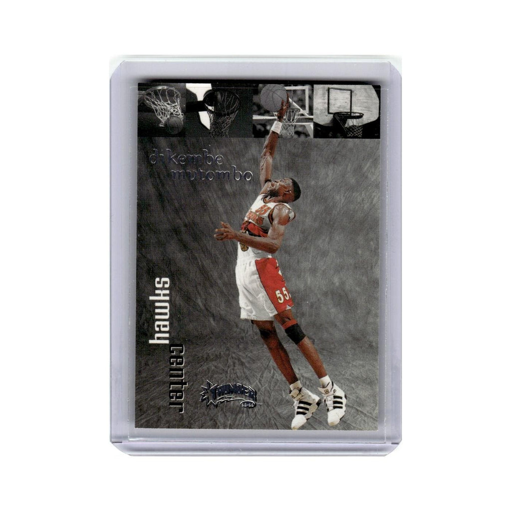 Dikembe Mutombo 1998 Skybox Thunder #95 Atlanta Hawks Basketball Card NM