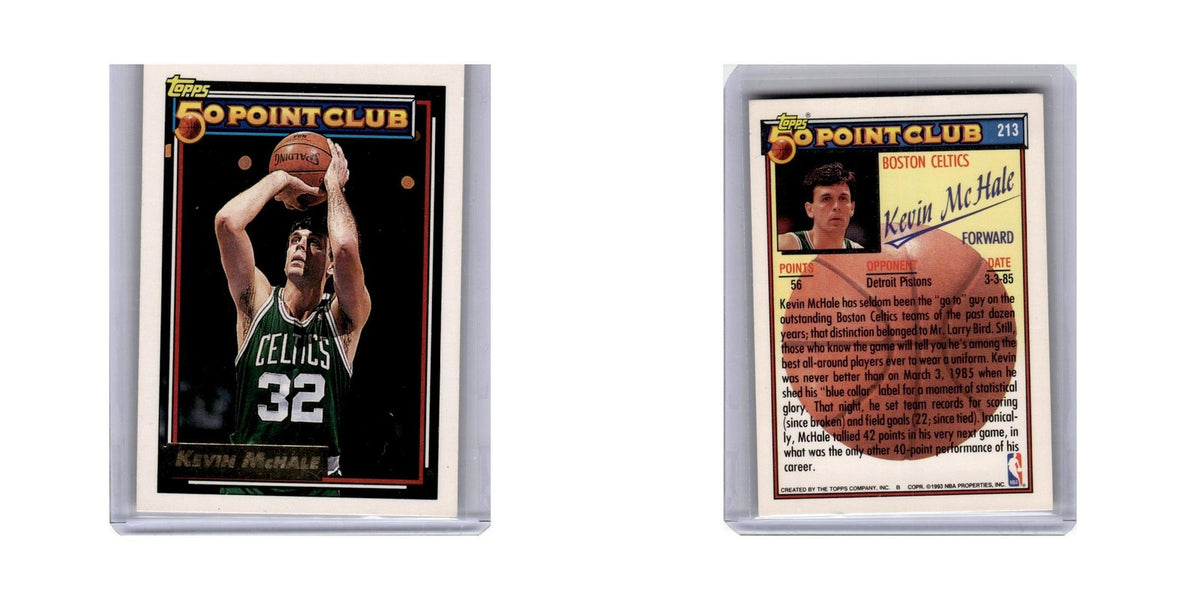 Kevin McHale 1993 Topps #213 Boston Celtics Basketball Card NM