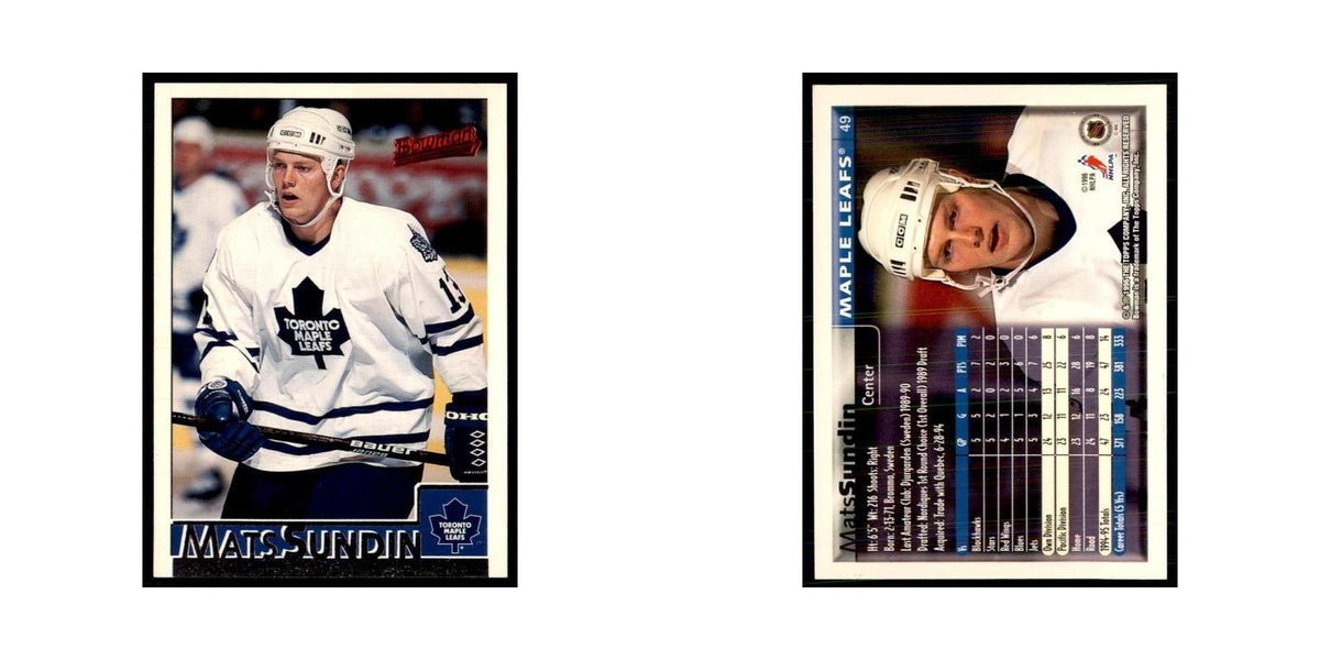 1995 Bowman Mats Sundin Toronto Maple Leafs #49