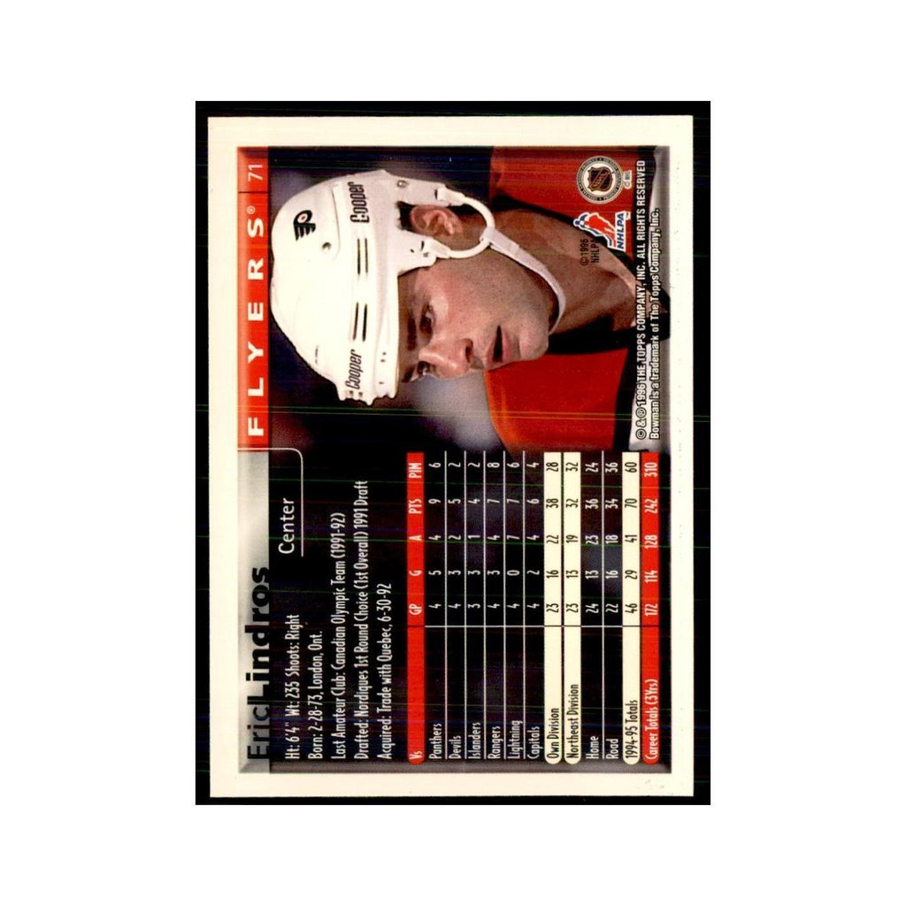 1995 Bowman Eric Lindros Philadelphia Flyers #71
