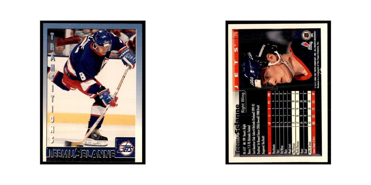 1995 Bowman Teemu Selanne Winnipeg Jets #75