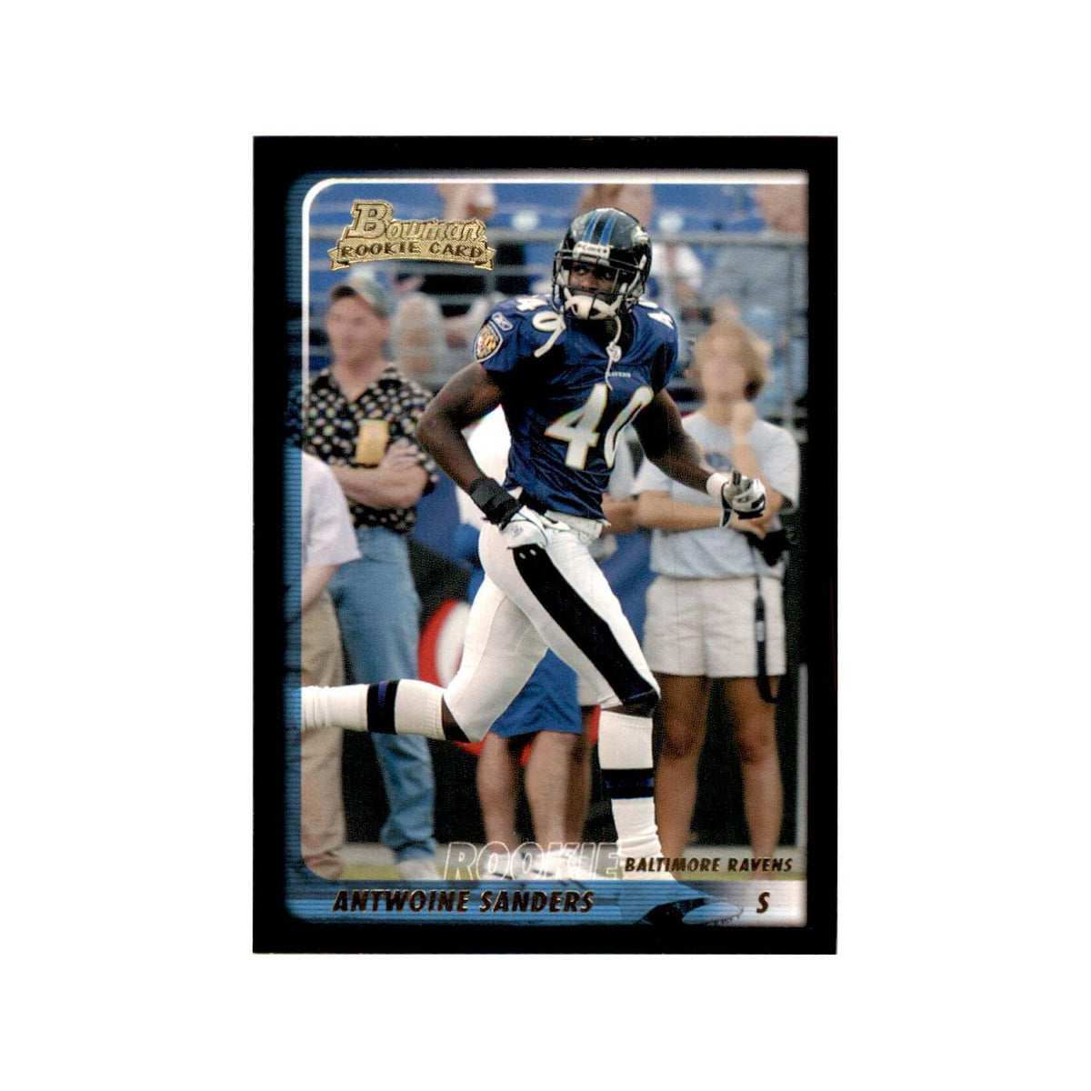 2003 Bowman Antwoine Sanders RC Football Cards #157