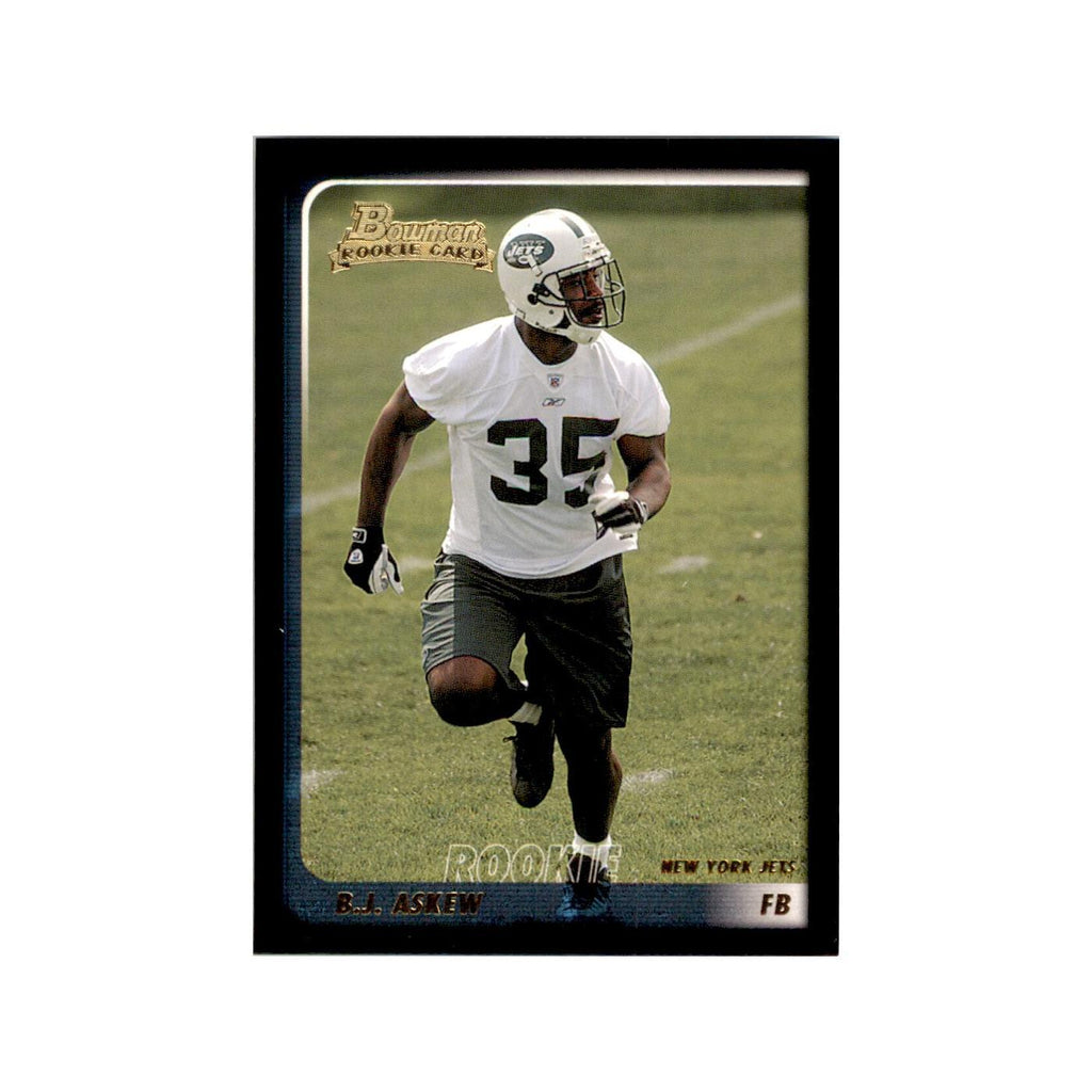 2003 Bowman B.J. Askew RC Football Cards #127