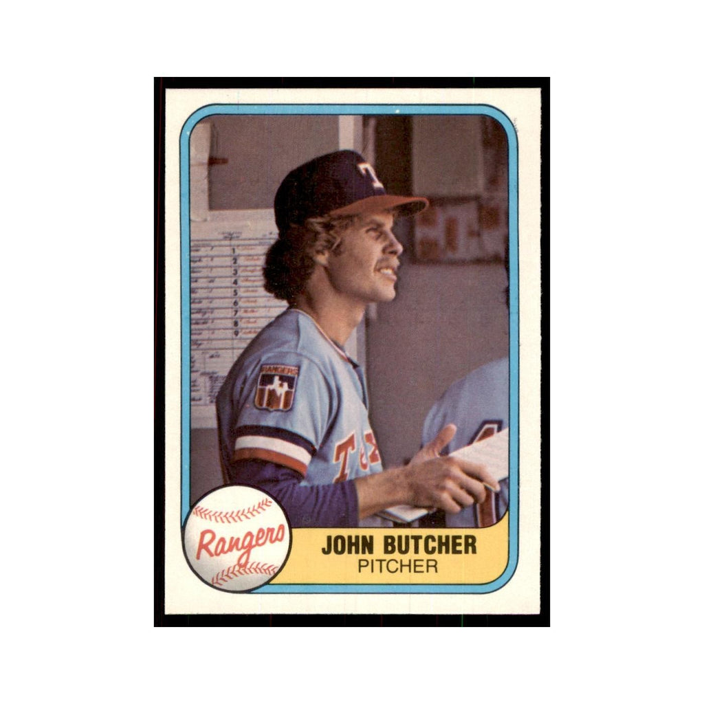 1981 Fleer John Butcher Baseball Cards #635