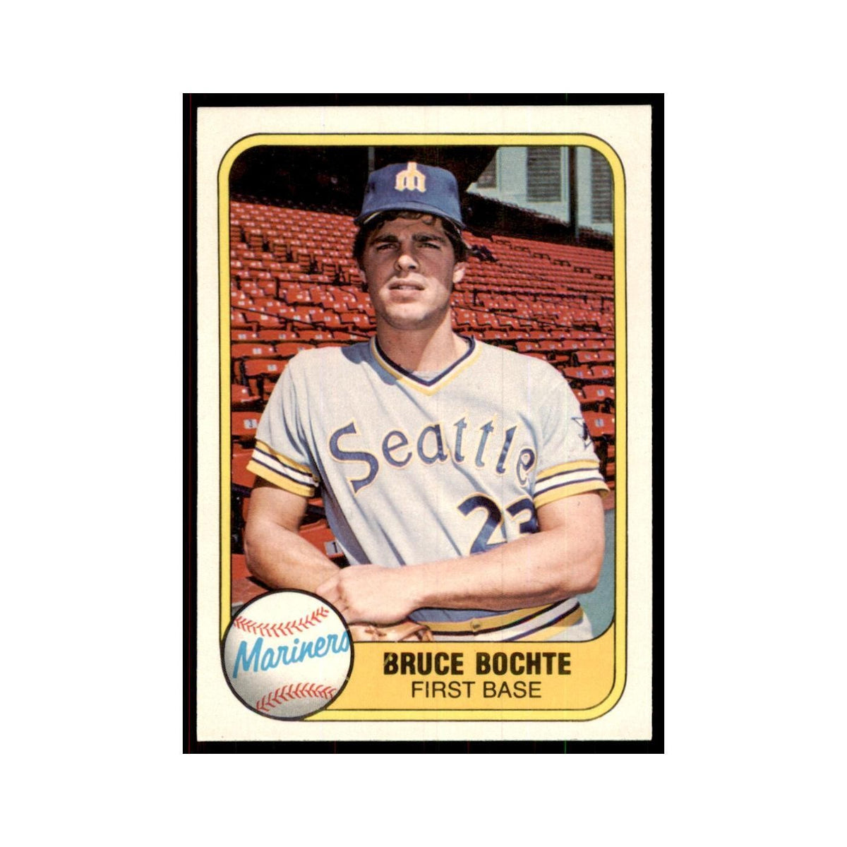 1981 Fleer Bruce Bochte Baseball Cards #600