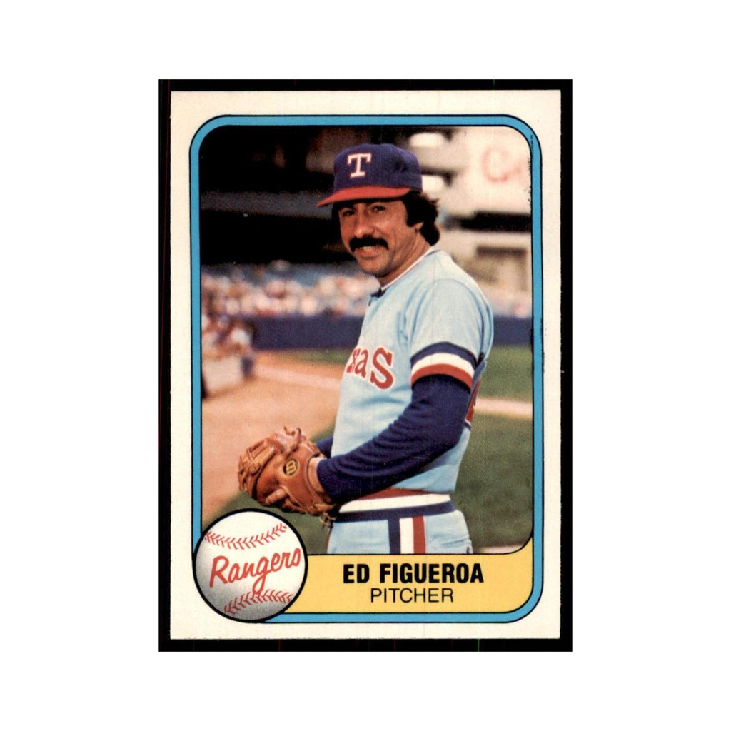 1981 Fleer Ed Figueroa Baseball Cards #624