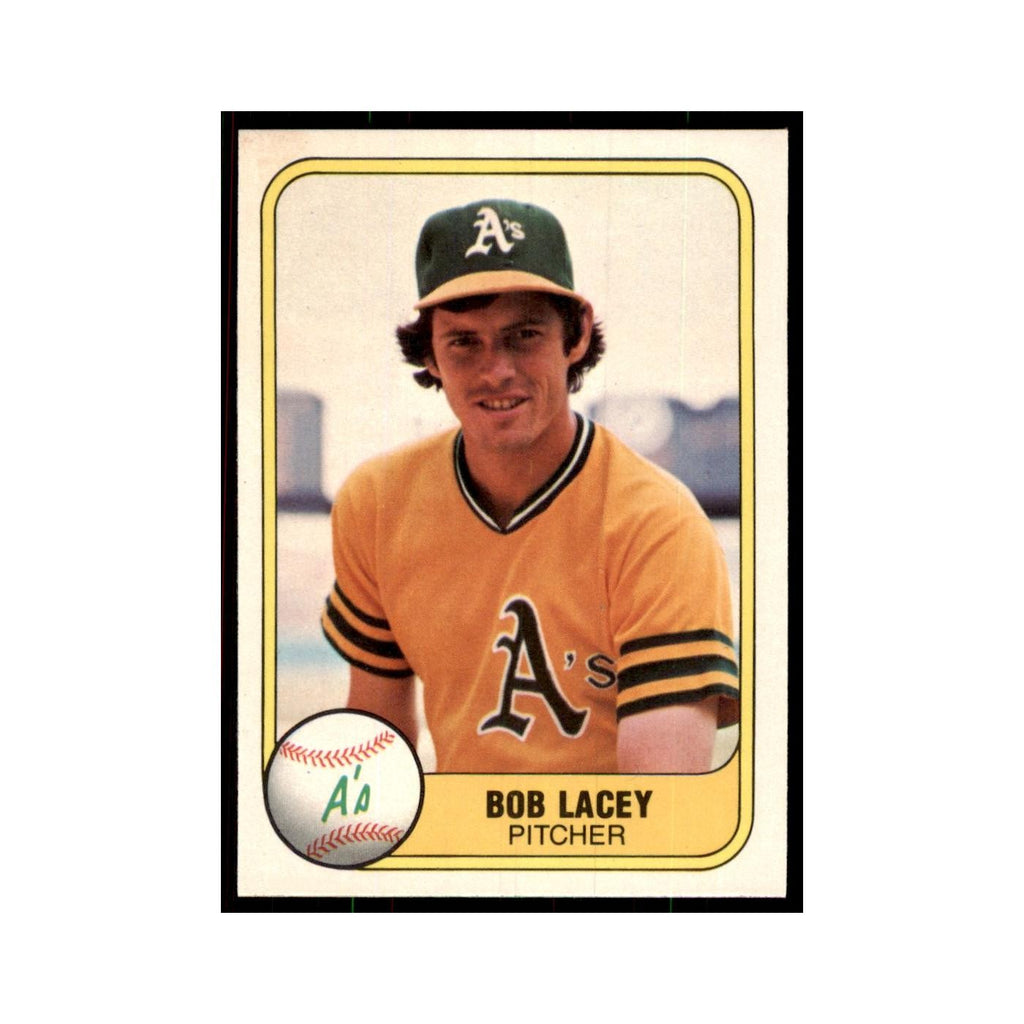 1981 Fleer Bob Lacey Baseball Cards #578