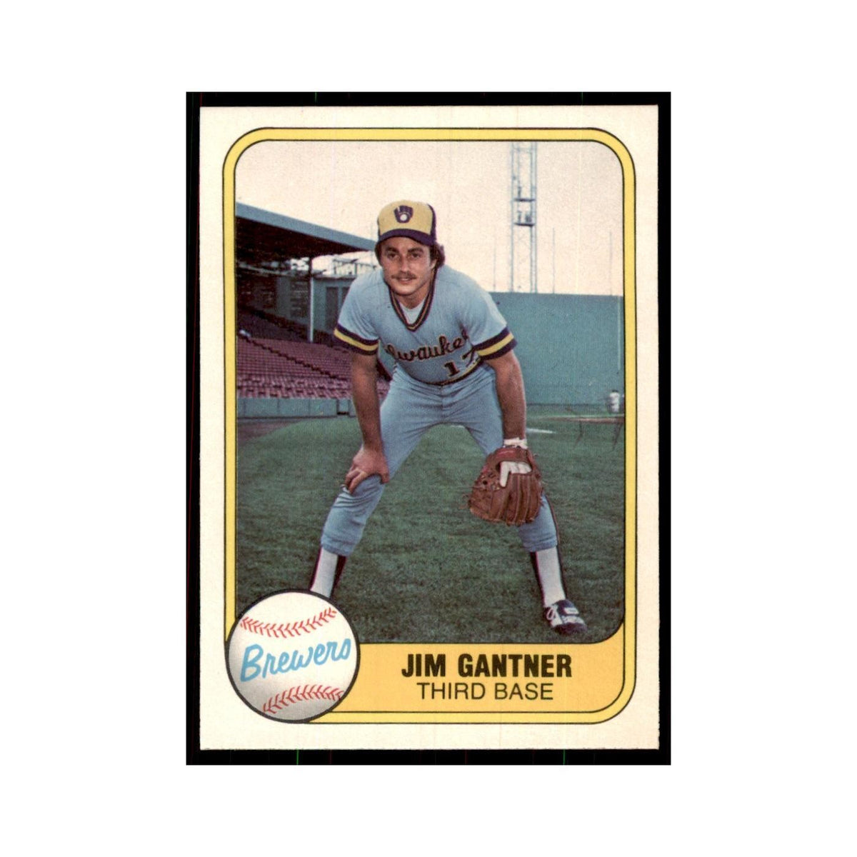 1981 Fleer Jim Gantner Baseball Cards #522