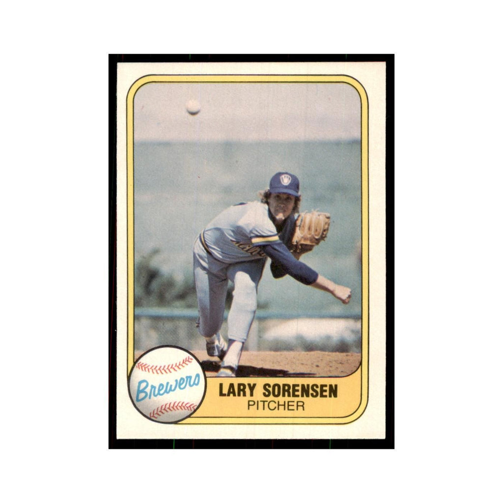 1981 Fleer Lary Sorensen Baseball Cards #519