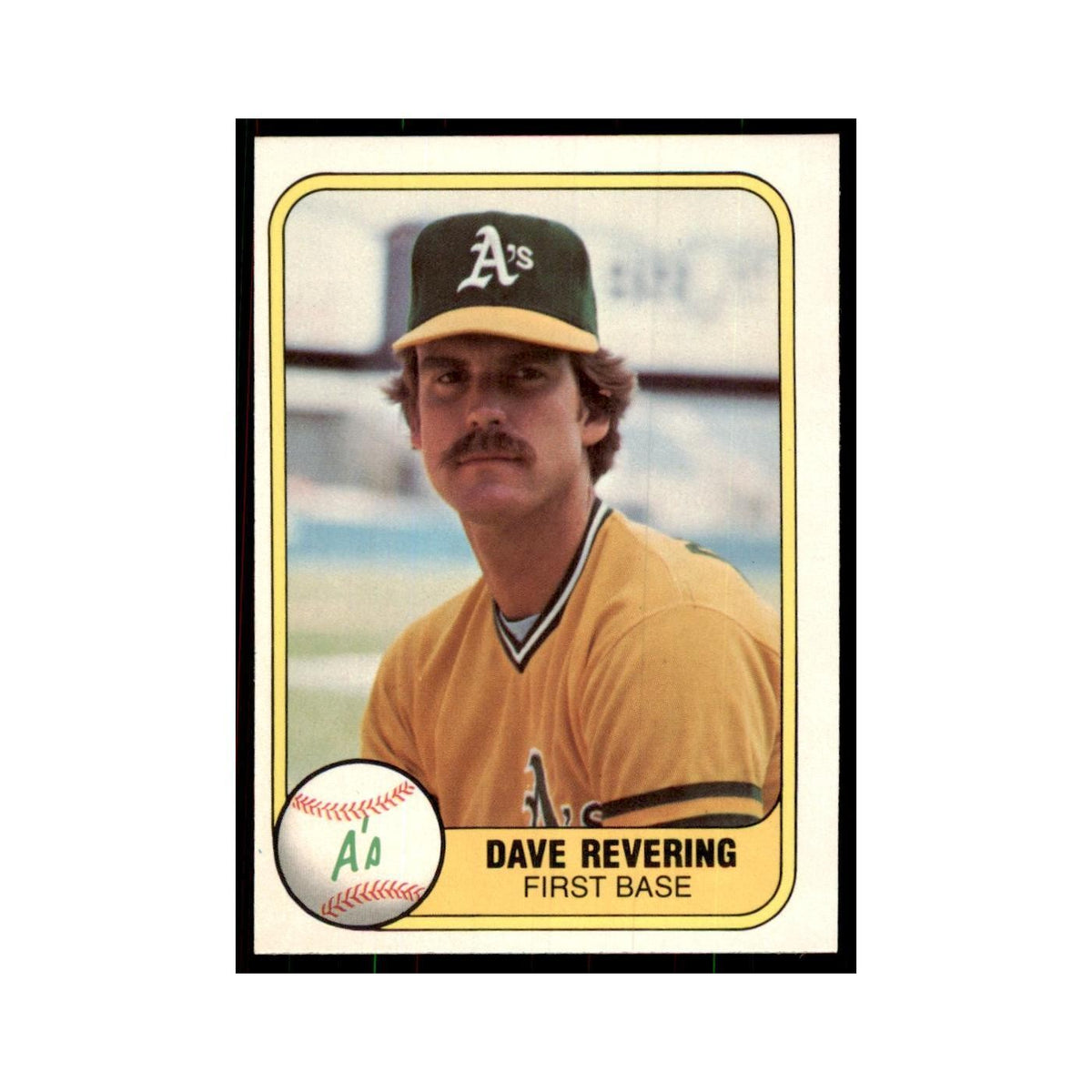 1981 Fleer Dave Revering Baseball Cards #576