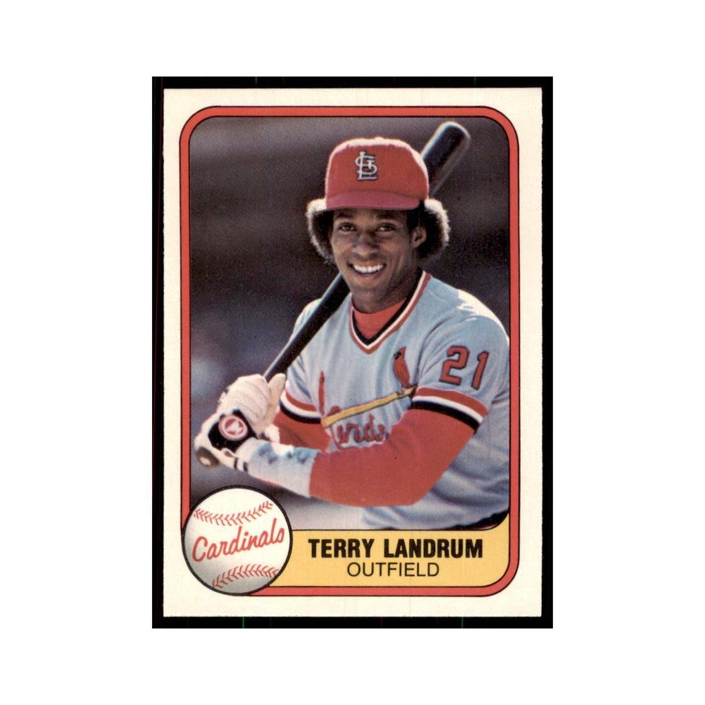 1981 Fleer Terry Landrum Baseball Cards #539
