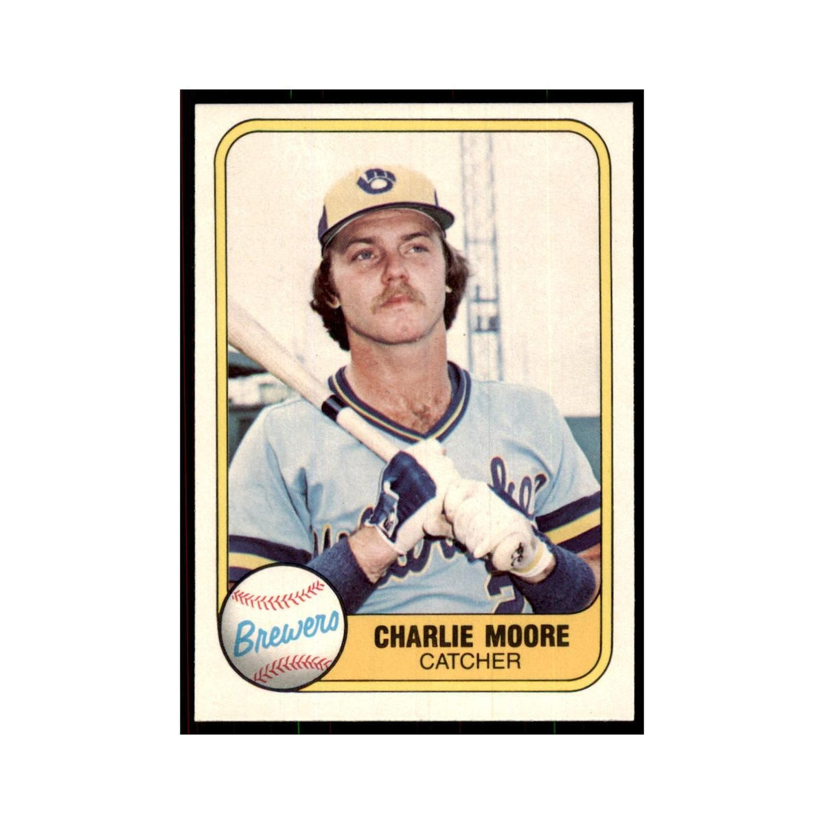 1981 Fleer Charlie Moore Baseball Cards #521