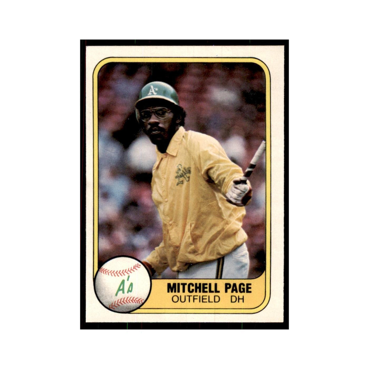 1981 Fleer Mitchell Page Baseball Cards #580