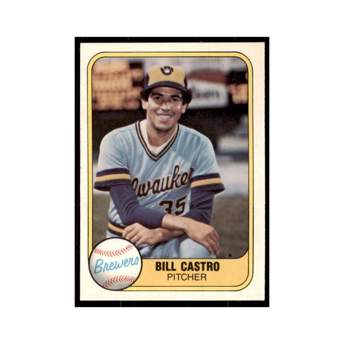1981 Fleer Bill Castro Baseball Cards #517