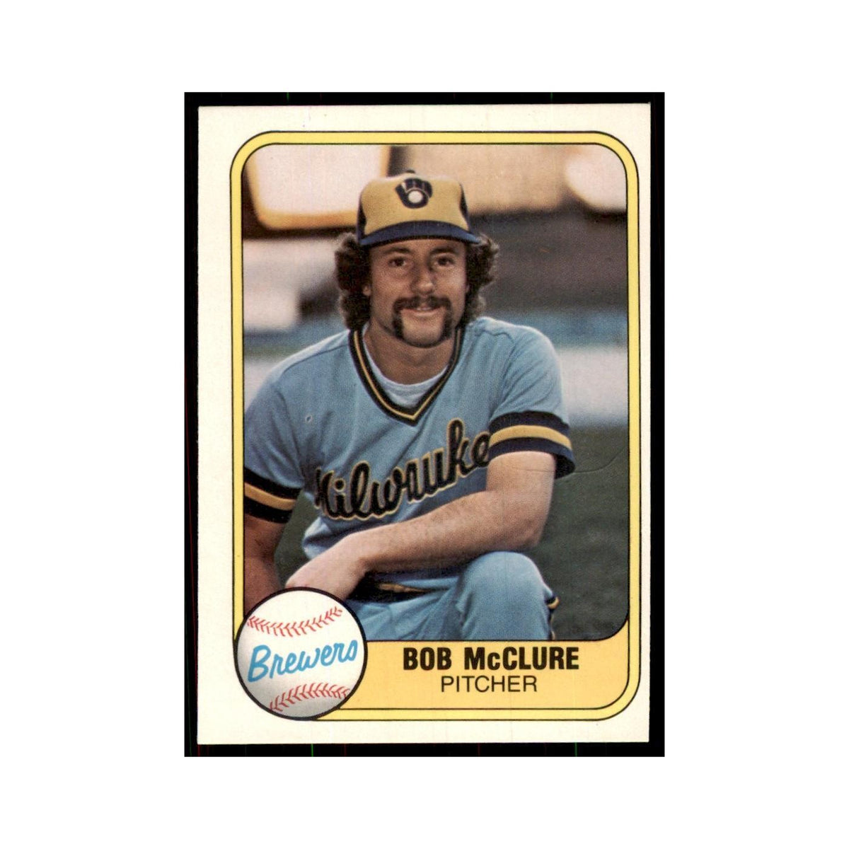 1981 Fleer Bob McClure Baseball Cards #520