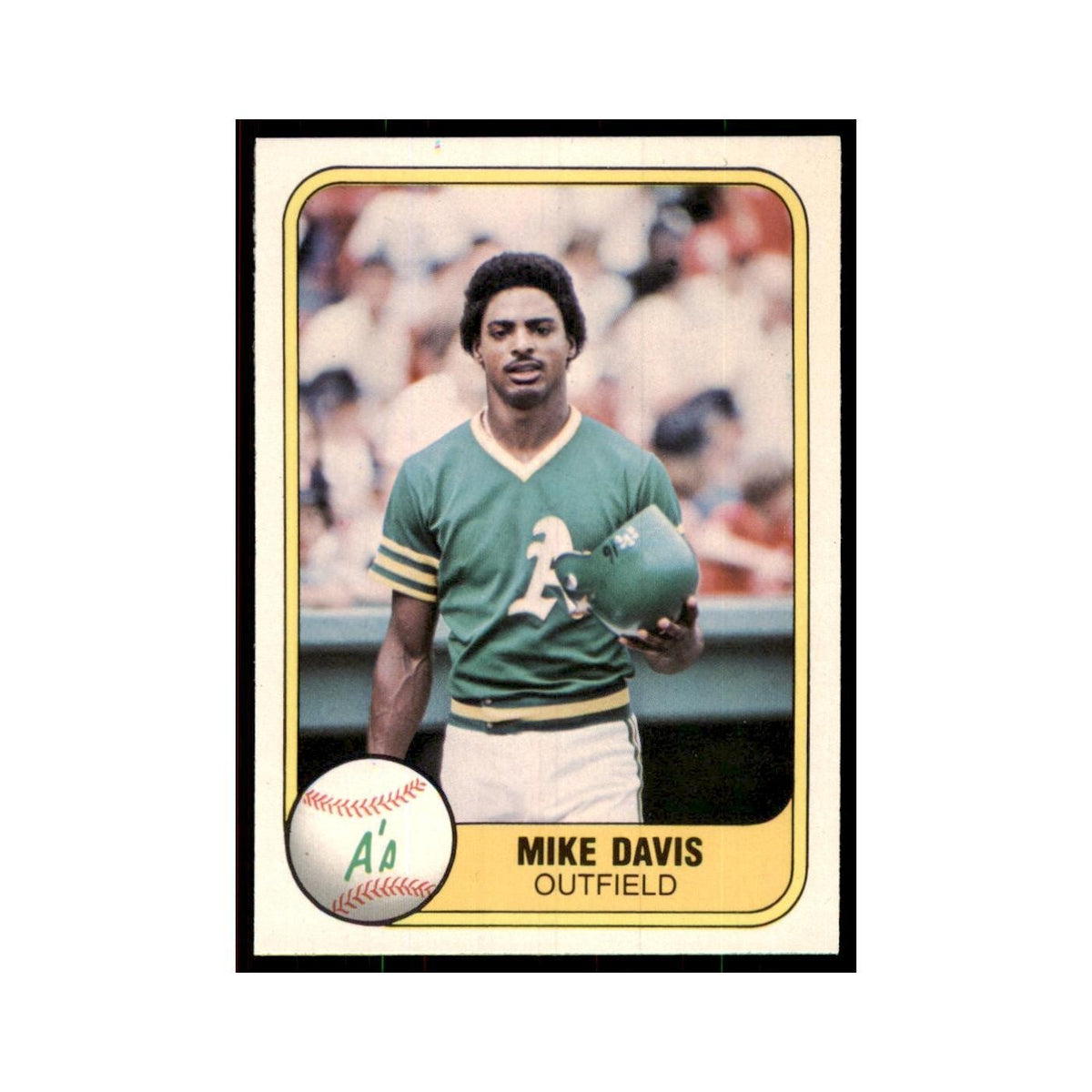 1981 Fleer Mike Davis Baseball Cards #586