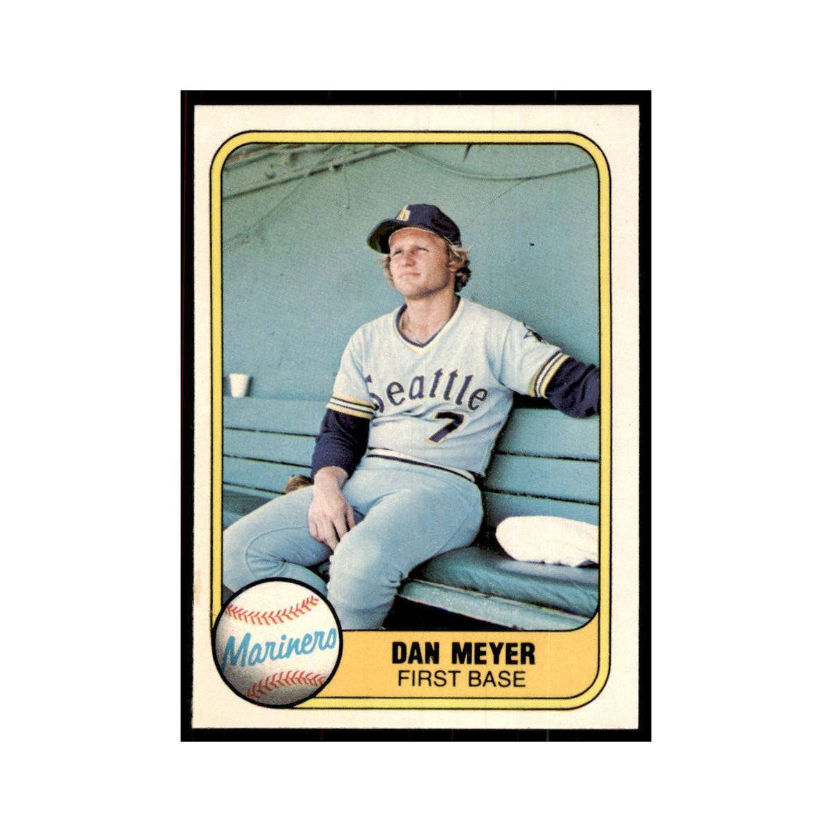 1981 Fleer Dan Meyer Baseball Cards #603