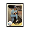 1981 Fleer Maury Wills Baseball Cards #595