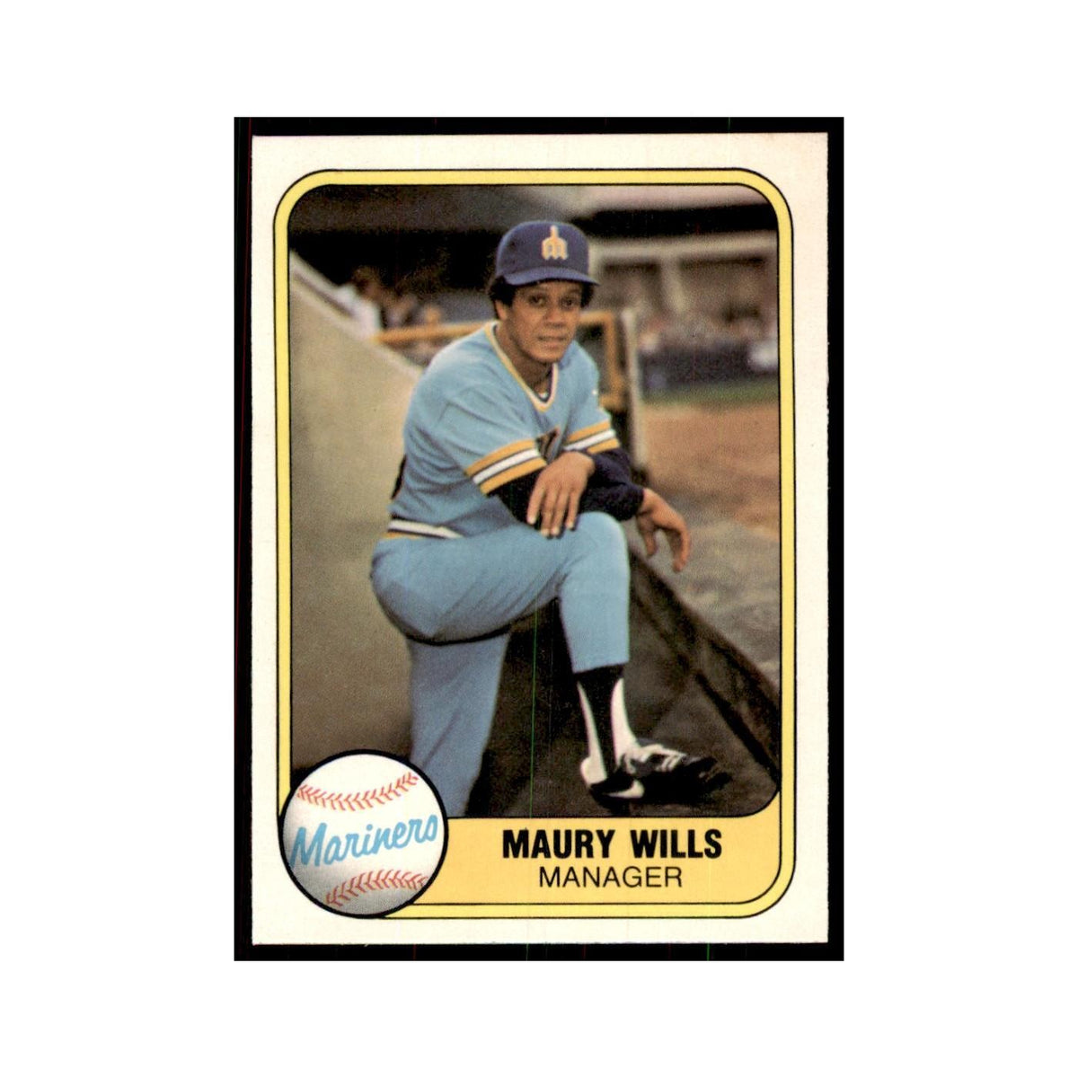 1981 Fleer Maury Wills Baseball Cards #595