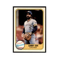 1981 Fleer Larry Cox Baseball Cards #604
