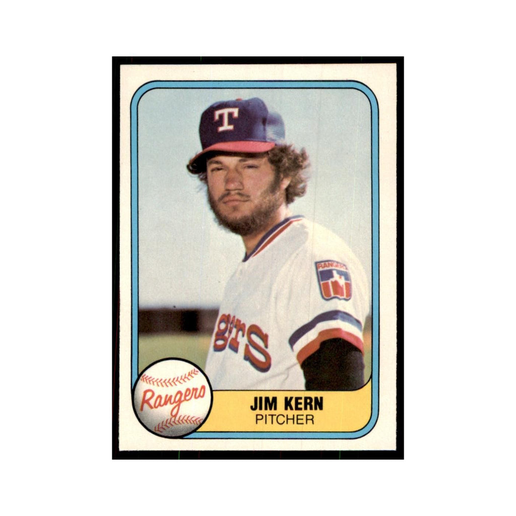 1981 Fleer Jim Kern Baseball Cards #618