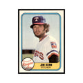 1981 Fleer Jim Kern Baseball Cards #618