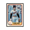 1981 Fleer Glenn Adams Baseball Cards #562