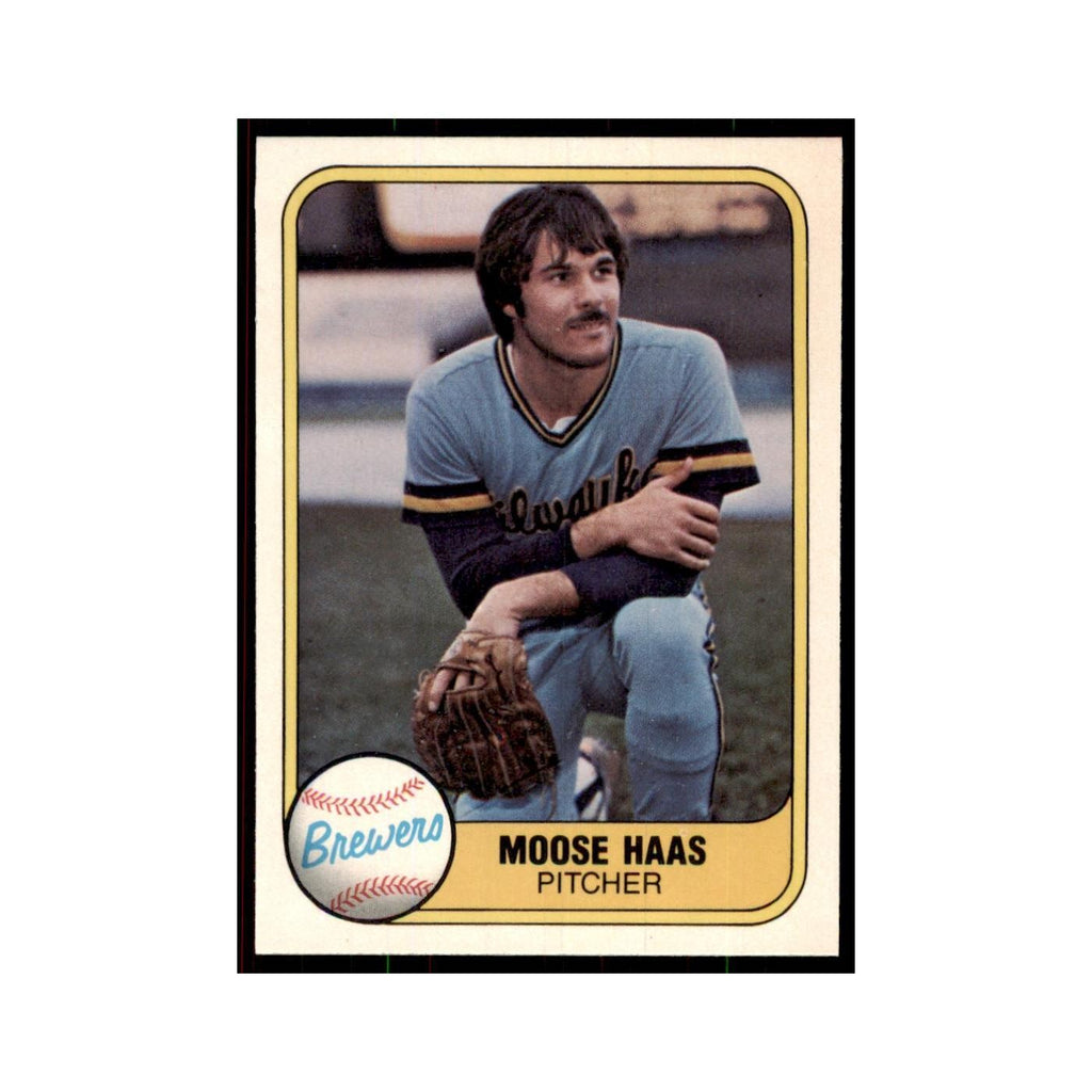 1981 Fleer Moose Haas Baseball Cards #516