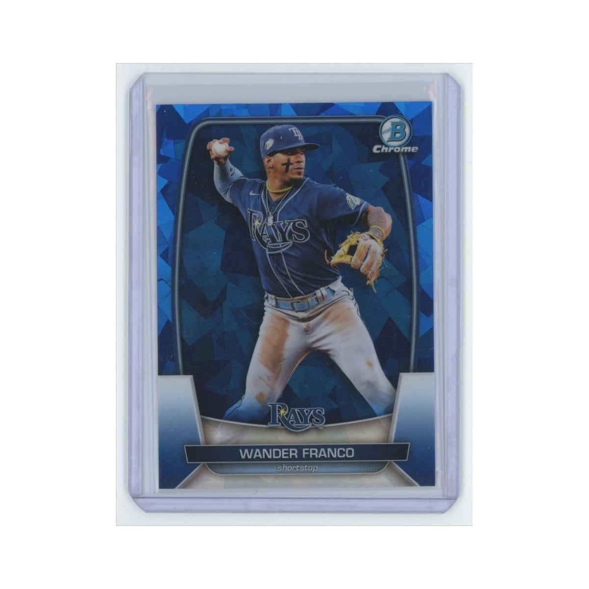 Wander Franco 2023 Bowman Chrome #70 Tampa Bay Rays Baseball Card NM