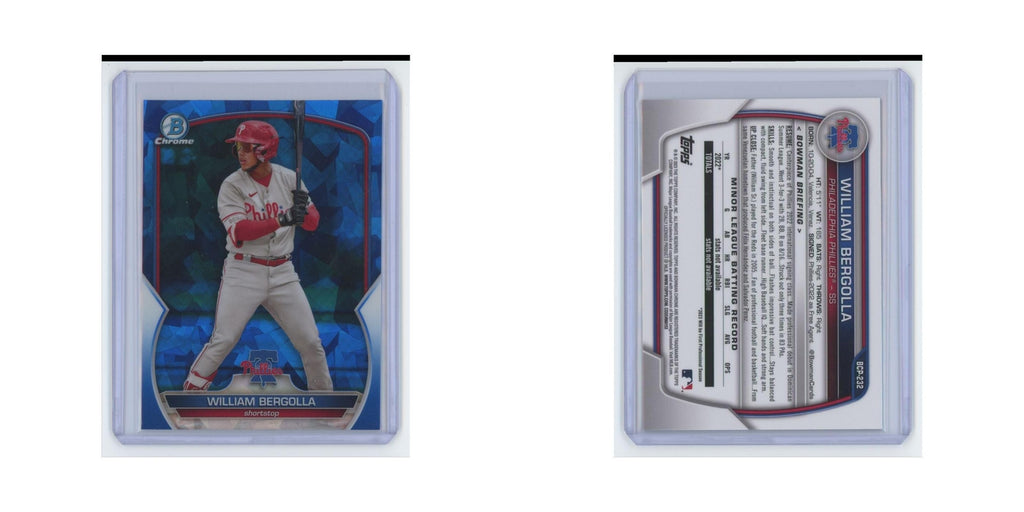 William Bergolla 2023 Bowman Chrome Prospects #BCP-232 Philadelphia Phillies NM