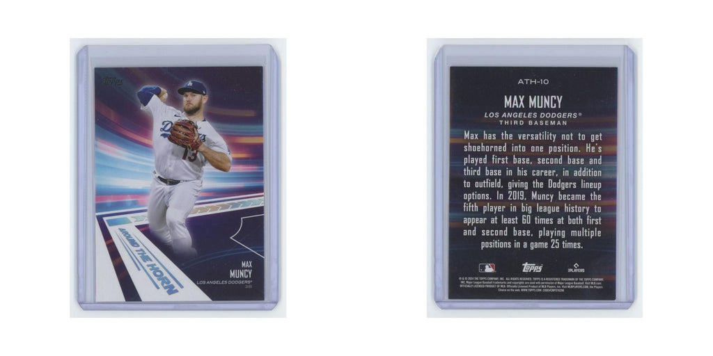 Max Muncy 2024 Topps Around The Horn #ATH-10 Los Angeles Dodgers NM