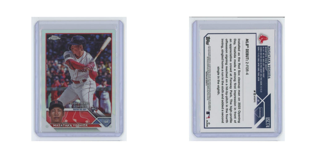 Masataka Yoshida Rookie 2023 Topps Chrome Update #USC174 Boston Red Sox NM