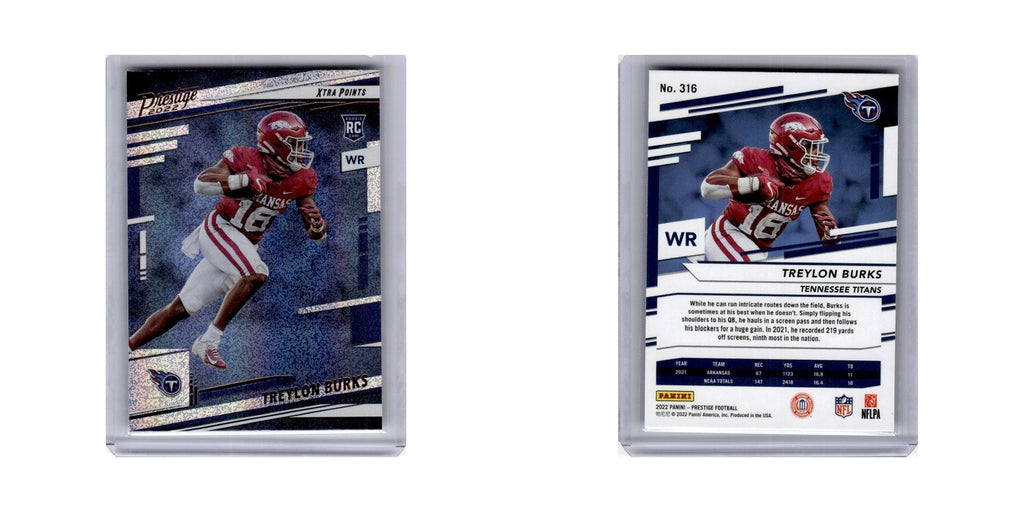 Treylon Burks Rookie 2022 Panini Prestige Xtra Points #316 Tennessee Titans NM