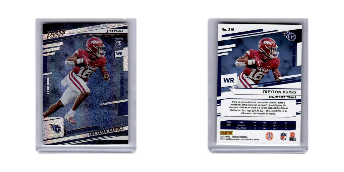 Treylon Burks Rookie 2022 Panini Prestige Xtra Points #316 Tennessee Titans NM