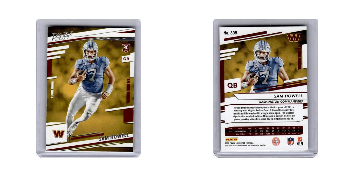 Sam Howell Rookie 2022 Panini Prestige #305 Washington Commanders NM