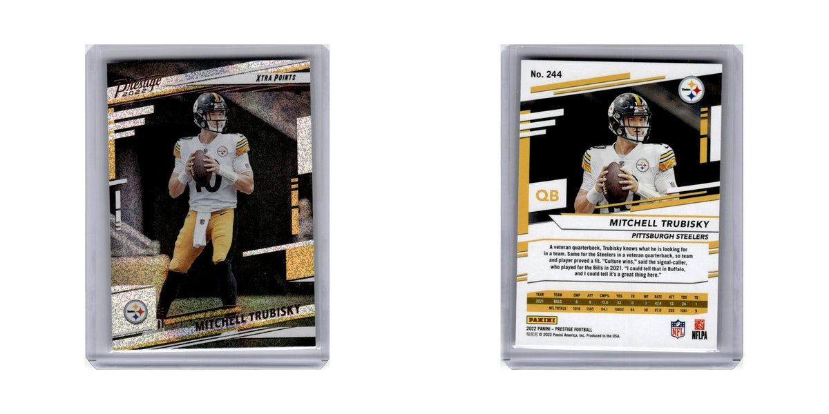 Mitchell Trubisky 2022 Panini Prestige Xtra Points #244 Pittsburgh Steelers NM