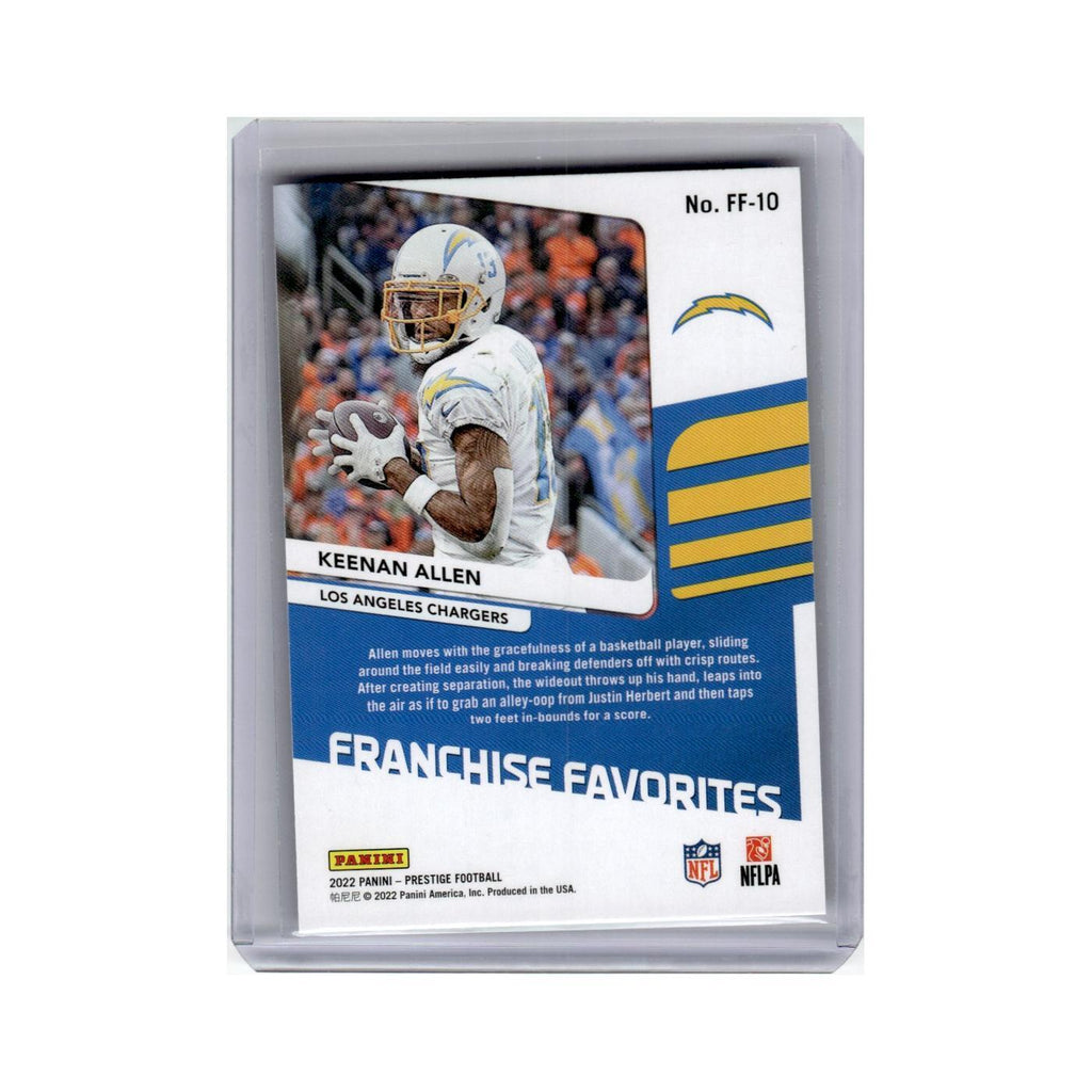 Keenan Allen 2022 Panini Prestige Franchise Favorites #FF-10 Chargers NM