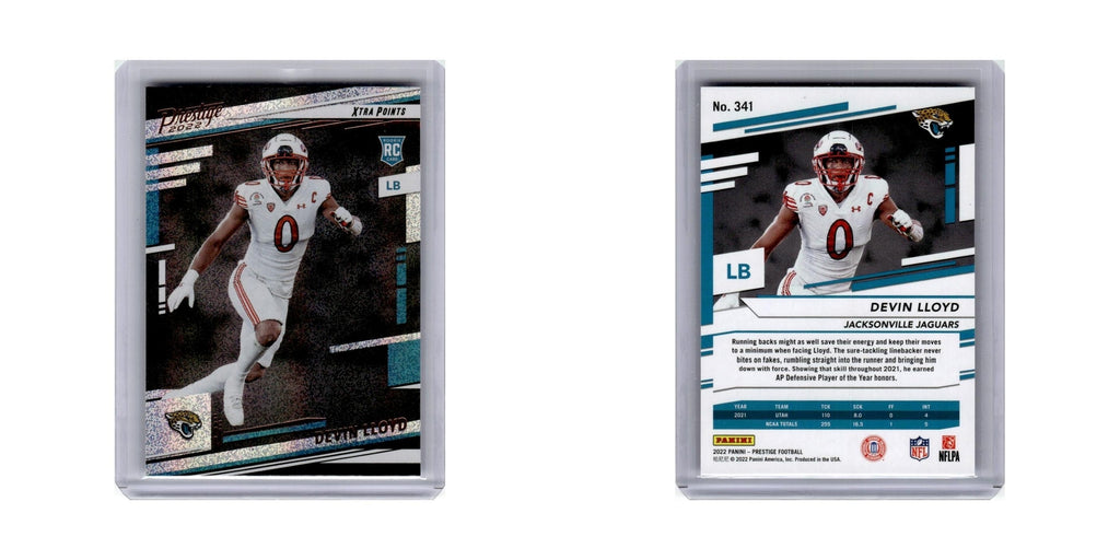 Devin Lloyd Rookie 2022 Panini Prestige Xtra Points #341 Jacksonville Jaguars NM