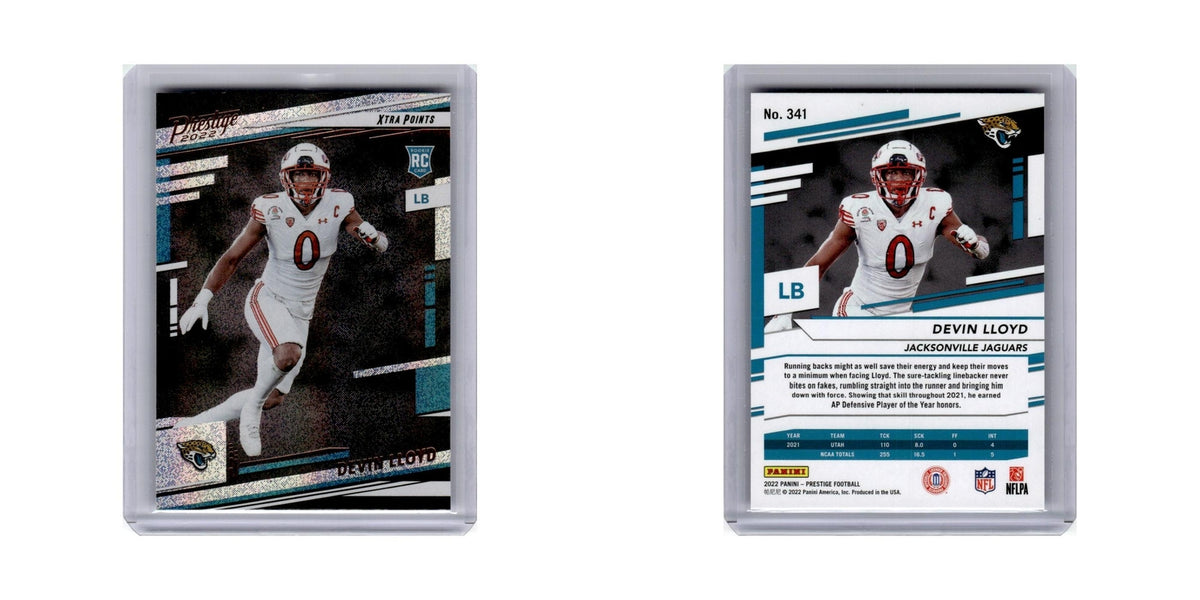 Devin Lloyd Rookie 2022 Panini Prestige Xtra Points #341 Jacksonville Jaguars NM