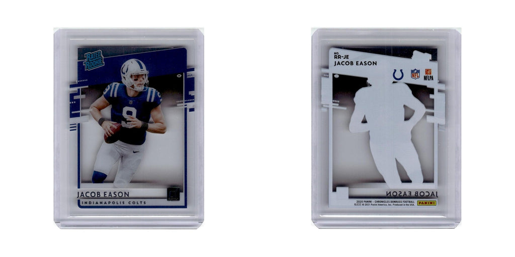 Jacob Eason 2020 Donruss Clearly Rated Rookie #RR-JE Indianapolis Colts NM