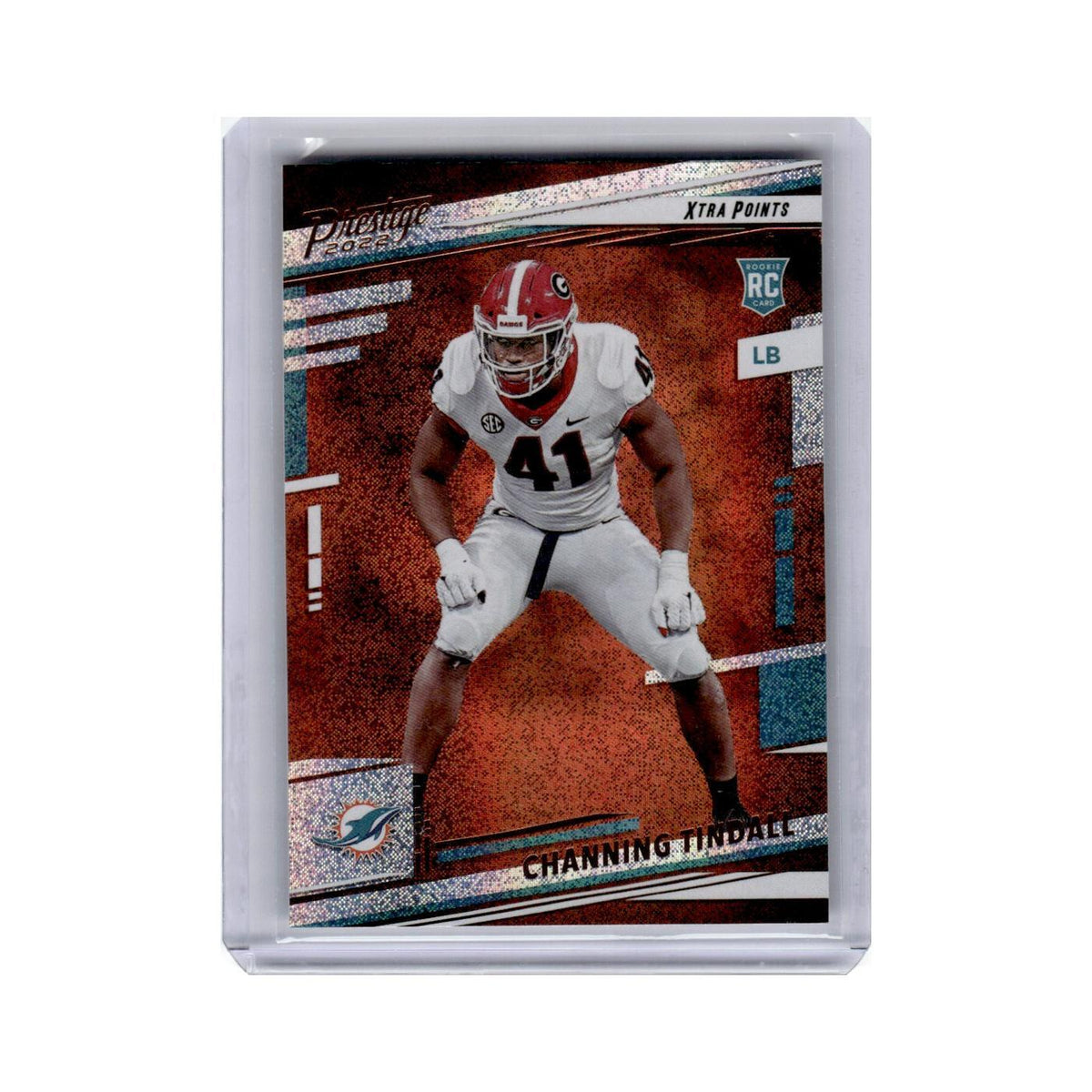 Channing Tindall Rookie 2022 Panini Prestige Xtra Points #361 Miami Dolphins NM