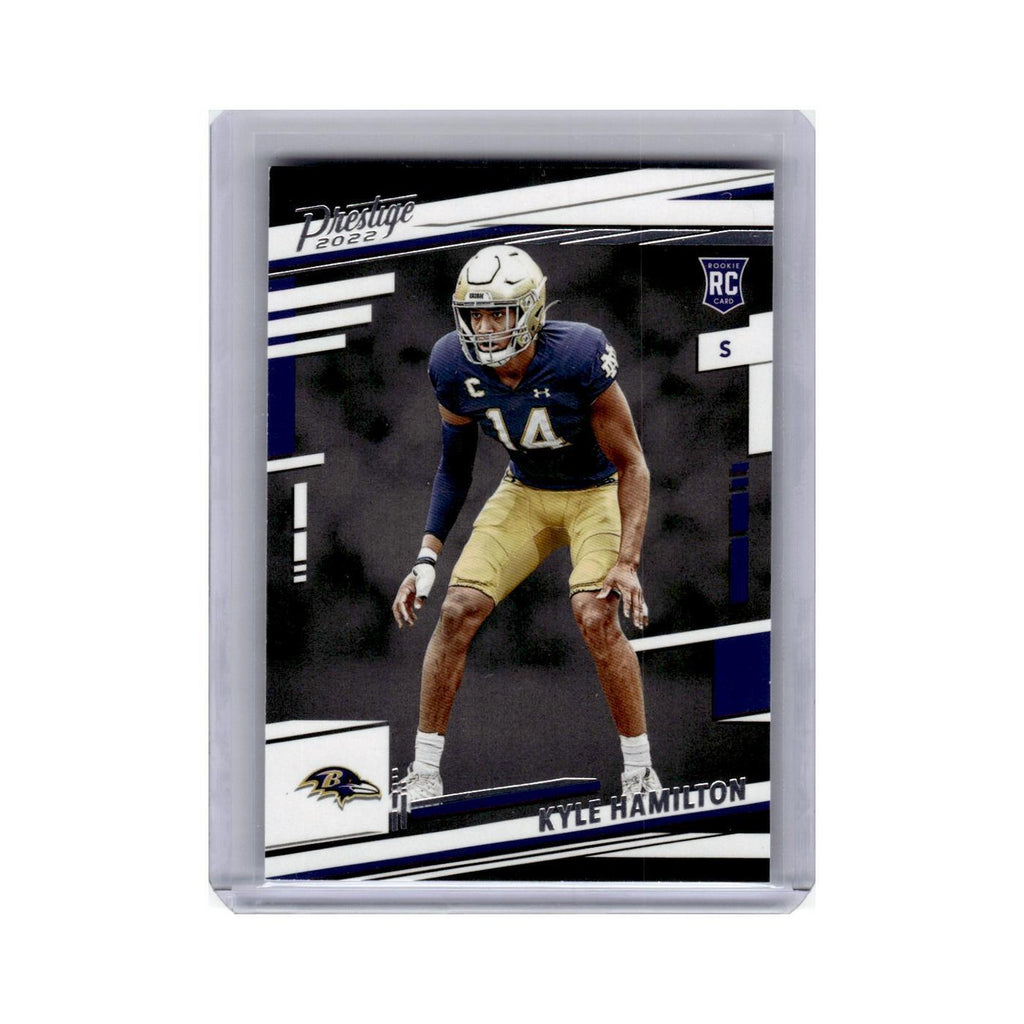 Kyle Hamilton Rookie 2022 Panini Prestige #325 Baltimore Ravens Football Card NM