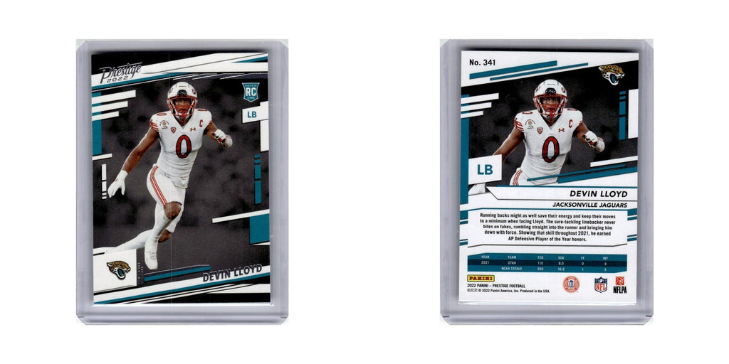 Devin Lloyd Rookie 2022 Panini Prestige #341 Jacksonville Jaguars NM
