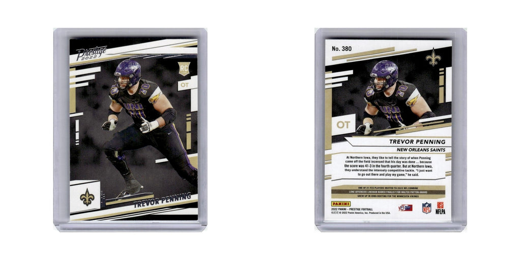 Trevor Penning Rookie 2022 Panini Prestige #380 New Orleans Saints NM