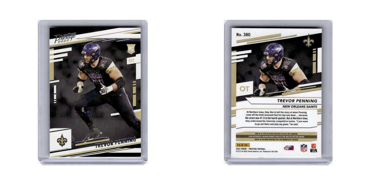 Trevor Penning Rookie 2022 Panini Prestige #380 New Orleans Saints NM
