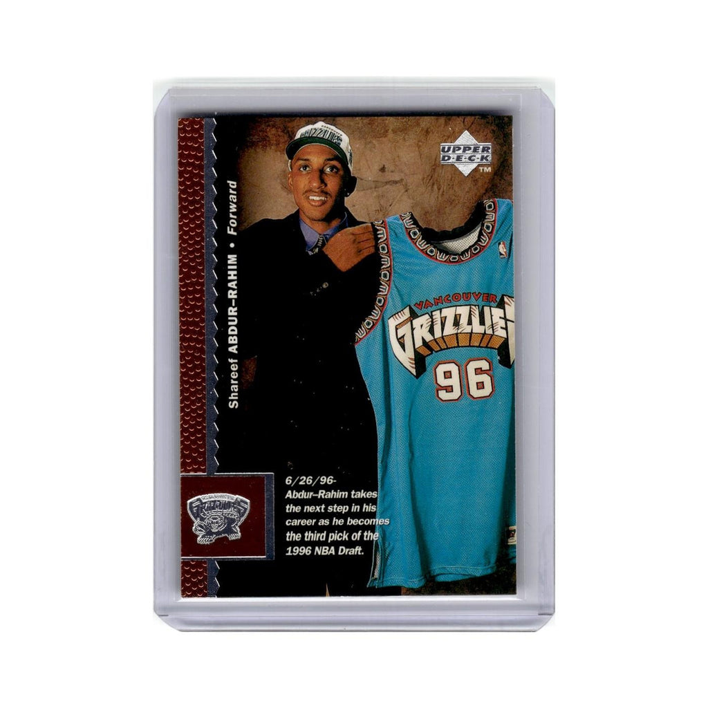 Shareef Abdur-Rahim 1996 Upper Deck #129 Vancouver Grizzlies Basketball Card NM