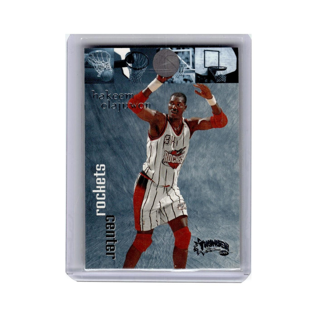 Hakeem Olajuwon 1998 SkyBox Thunder #3 Houston Rockets Basketball Card NM
