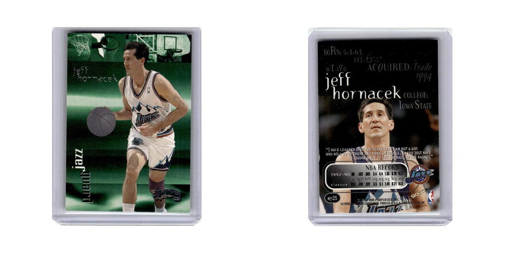 Jeff Hornacek 1998 SkyBox Thunder #25 Utah Jazz Basketball Card NM